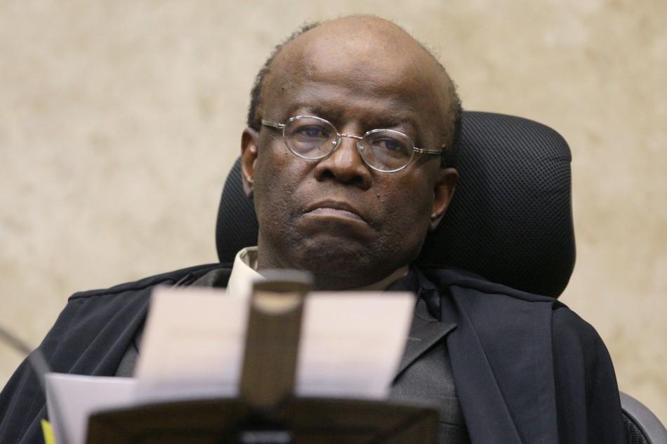 Joaquim Barbosa votou contra novo julgamento do mensalão ( Divulgação/STF)