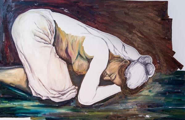 Pintura de Cinthia Picelli, que integra a exposi&ccedil;&atilde;o do Espa&ccedil;o Arte  ( Divulgação)