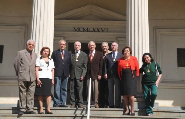 Membros da Academia Campinense de Letras, que completa 58 anos (Dominique Torquato /AAN)