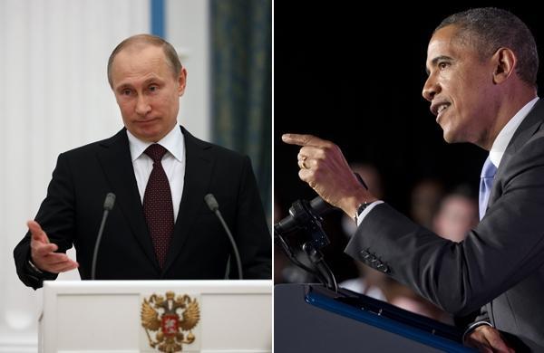 Putin e Obama trocam san&ccedil;&otilde;es, mas R&ugrave;ssia est&aacute; sentindo o problema na Economia do Pa&iacute;s (France Press)