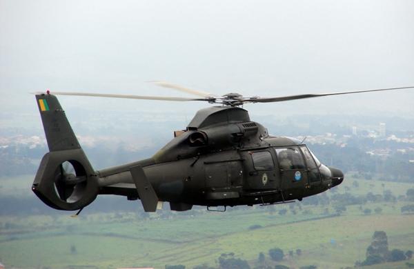 Treinamento &eacute; realizado pela 11&ordf; Brigada de Infantaria Leve de Campinas com helic&oacute;pteros do 2&ordm; Batalh&atilde;o de Avia&ccedil;&atilde;o do Ex&eacute;rcito ( Reprodução)