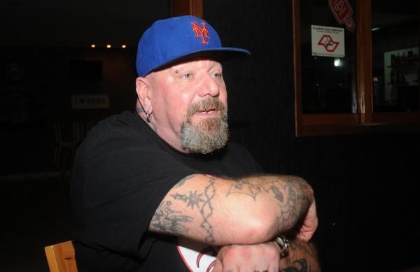 Paul Di`Anno durante entrevista ao Caderno C ( Carlos Sousa Ramos/AAN)