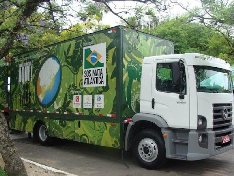 Caminh&atilde;o da exposi&ccedil;&atilde;o ficar&aacute; na Represa Municipal ( Divulgação)