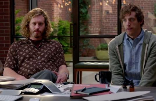 Cena de um dos epis&oacute;dios da s&eacute;rie 'Silicon Valley' ( Divulgação)