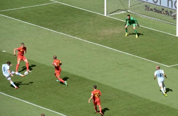 Argentina duela contra B&eacute;lgica em jogo das quartas de final da Copa do Mundo 2014 (AFP)