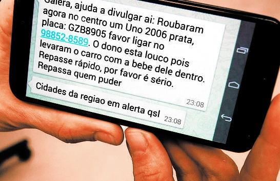 Por causa do torpedo, todas as viaturas de Salto foram alertadas ( Reprodução)