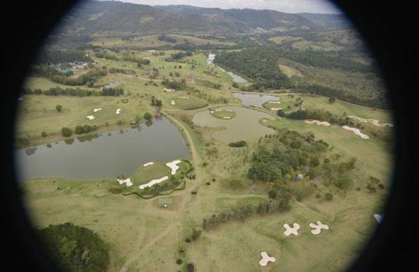 Imagem do sobrevoo feito em toda a extens&atilde;o do Rio Atibaia (Marcos Lodi L./Divulgação)