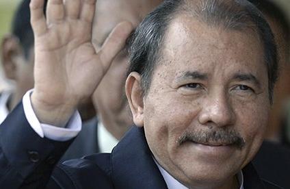 O presidente da Nicar&aacute;gua, Daniel Ortega, encabe&ccedil;ou neste s&aacute;bado os festejos  (AFP)
