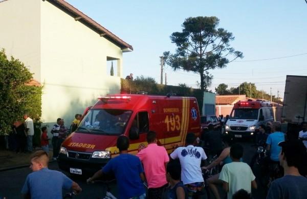 Corpo de Bombeiro foi acionado para a ocorr&ecirc;ncia, mas ningu&eacute;m se feriu  (Alexandre Povidaiko )