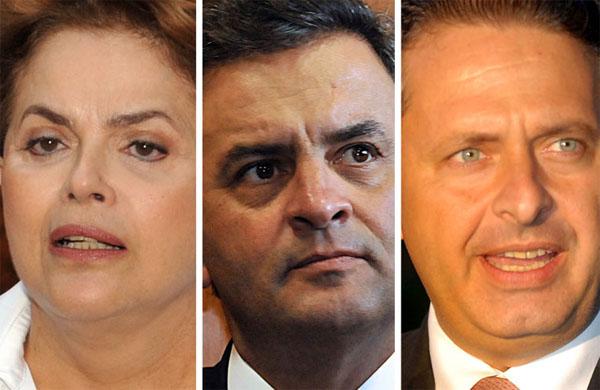 Dilma est&aacute; tecnicamente empatada com A&eacute;cio no segundo turno, com Campos, ela venceria ( Cedoc/ RAC)