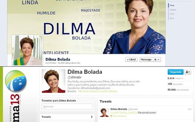 A p&aacute;gina &quot;fake&quot; criada por Monteiro ficou famosa na internet pelas s&aacute;tiras feitas &agrave; presidente Dilma ( Reprodução)