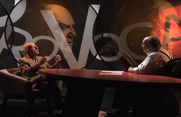 O escritor Rubem Alves durante o programa 'Provoca&ccedil;&otilde;es', da TV Cultura ( Divulgação)