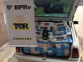 Contrabandista disse que carga vinha do Paraguai para ser revendida em S&atilde;o Paulo ( Reprodução)