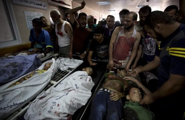Segundo a ONU, tr&ecirc;s quartos dos mortos palestinos nos 23 dias de conflito s&atilde;o civis (AFP)