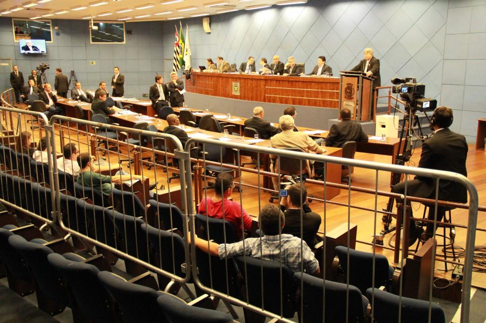 Vereadores discutiram novo pedido de abertura de CPI do Transporte (Camila Moreira/ AAN)
