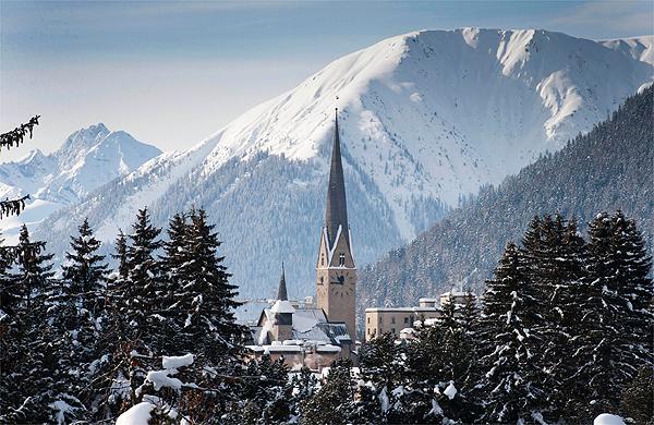 Davos, nos Alpes Sui&ccedil;os ( Divulgação)