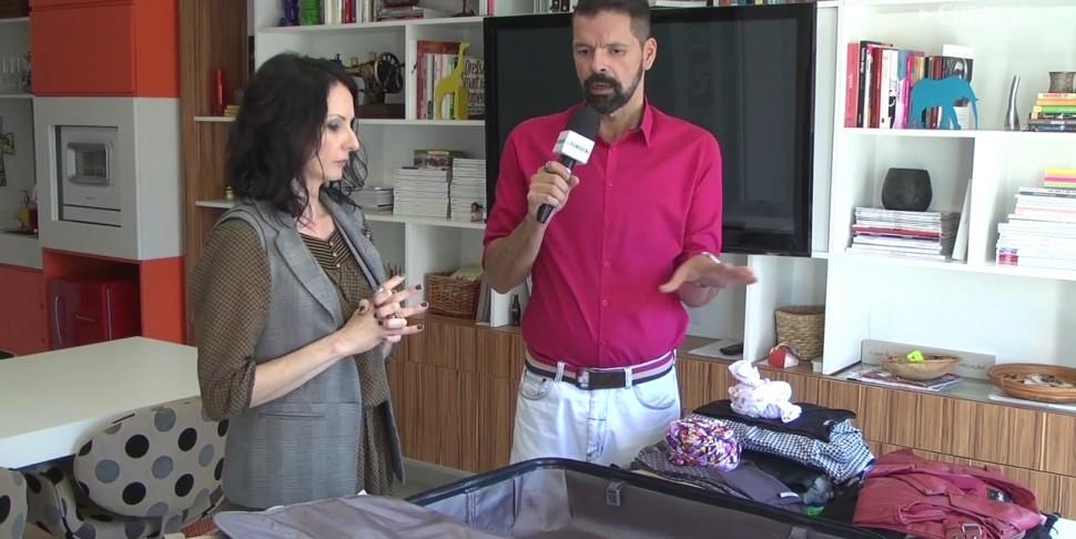 Ana Vaz d&aacute; dicas de como arruma a mala para viagem (Captura de vídeo)