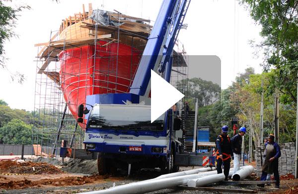 Obras na Caravela do Taquaral atrasaram por causa da chuva (Elcio Alves/ AAN)