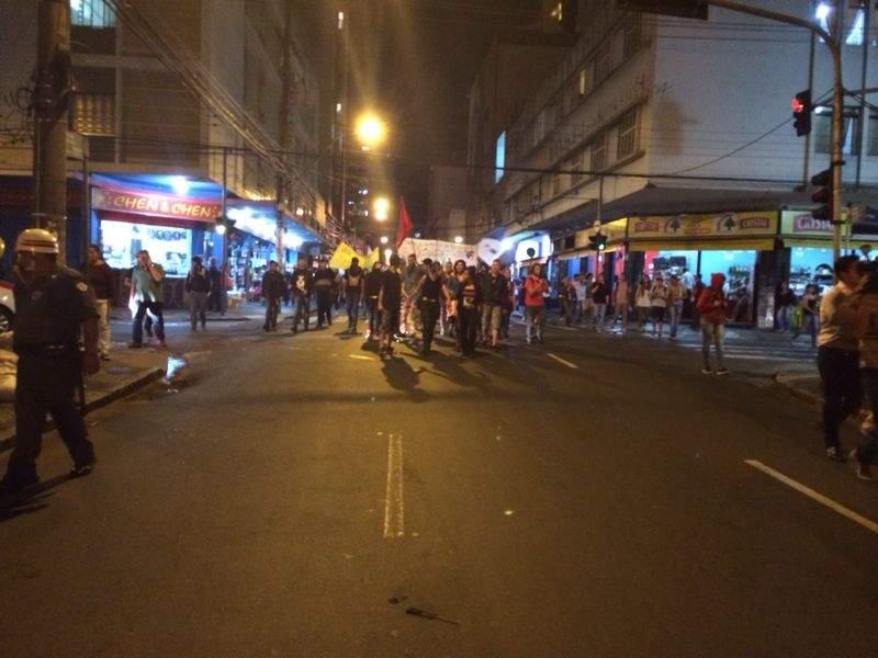 protesto, centro, campinas, tarifa, aumento, 07/08/2014 (Inaê Miranda/AAN)
