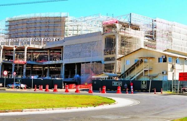 Obras de expans&atilde;o do Iguatemi, que ter&aacute; mais cem lojas e vai gerar 1,5 mil novos empregos (Elcio Alves/ AAN)