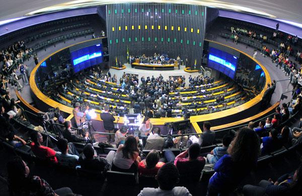 C&acirc;mara dos deputados, em Bars&iacute;lia (Agência Brasil)