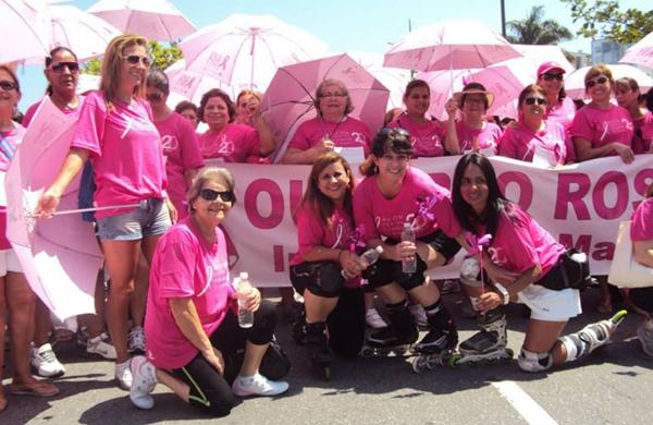 Caminhada Rosa, Outubro Rosa, Santos, preven&ccedil;&atilde;o, C&acirc;ncer de Mama (Divulgação)