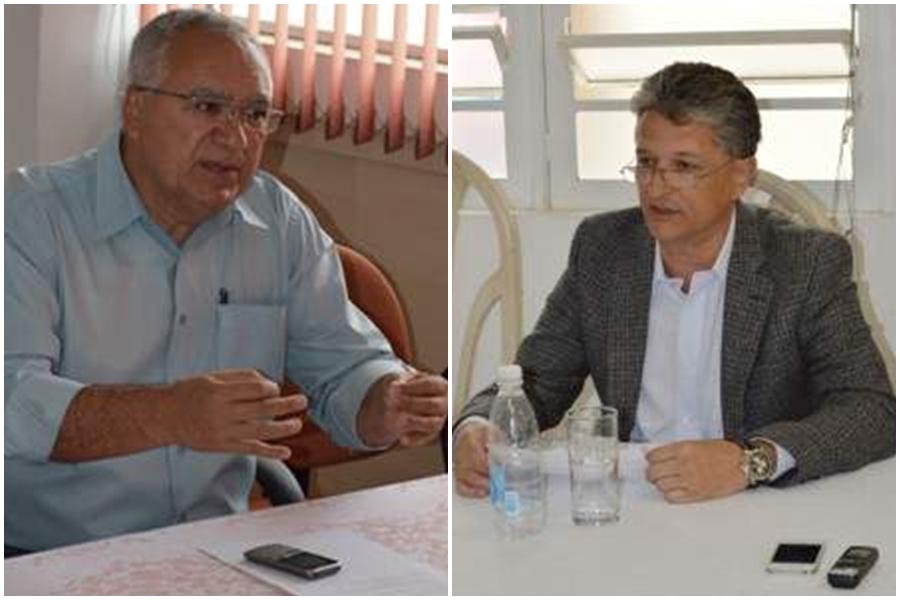 Salto, amplia, racionamento, prefeito Juvvenil Cirelli (esquerda), demite, superintendente do DAE, Rodnei B&eacute;rgamo ( Divulgação)