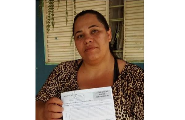 Faxineira, impedida, assumir, cargo p&uacute;blico, obesa, Josiani Alvez Nicolete ( Divulgação)