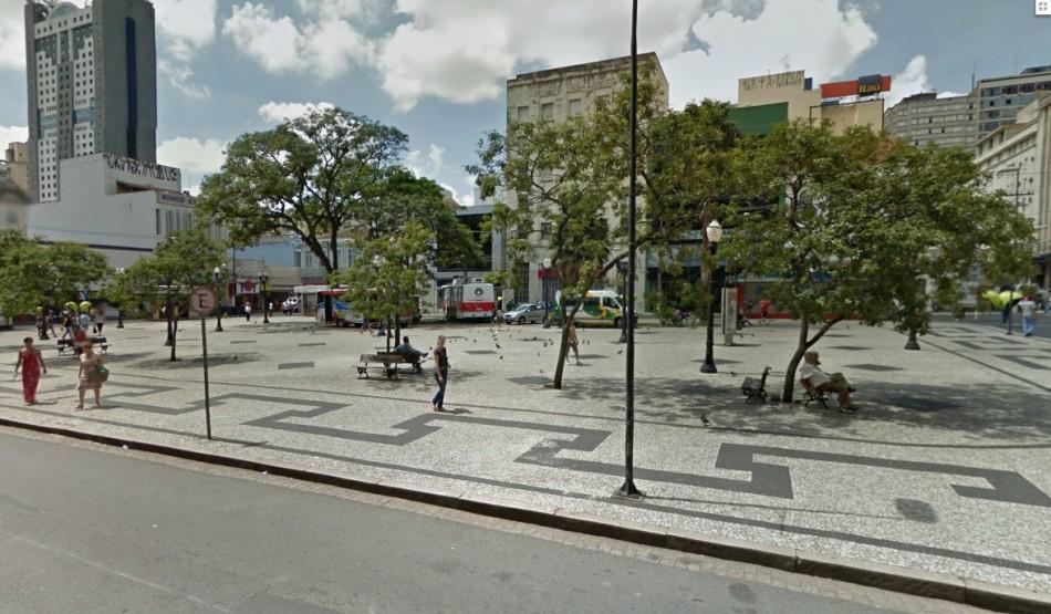 Largo do Ros&aacute;rio, em Campinas ( Cedoc/RAC)