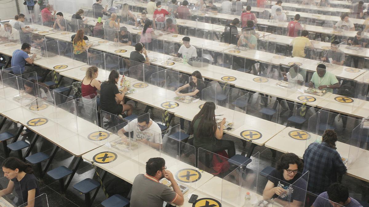 Os restaurantes que fornecem refeições aos estudantes da Unicamp já contam com instalação de gás natural (Kamá Ribeiro)