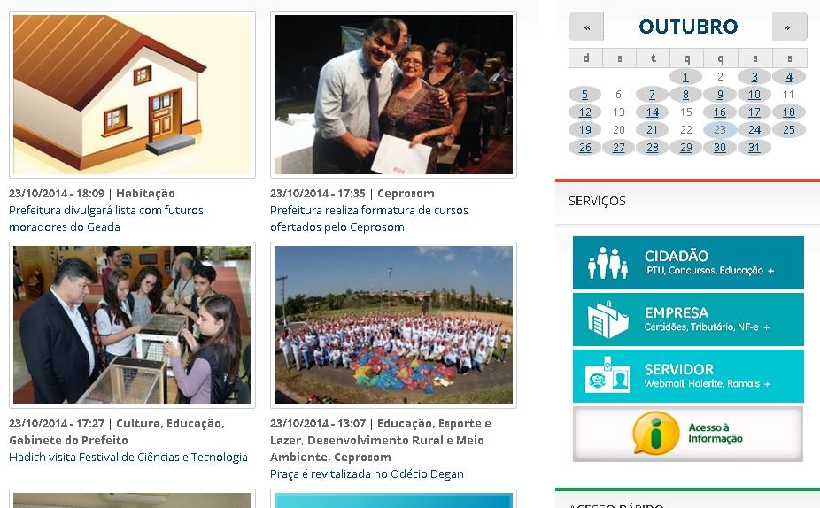 Prefeitura, Limeira, divulgar&aacute;, lista, futuros, moradores (Captura de tela)