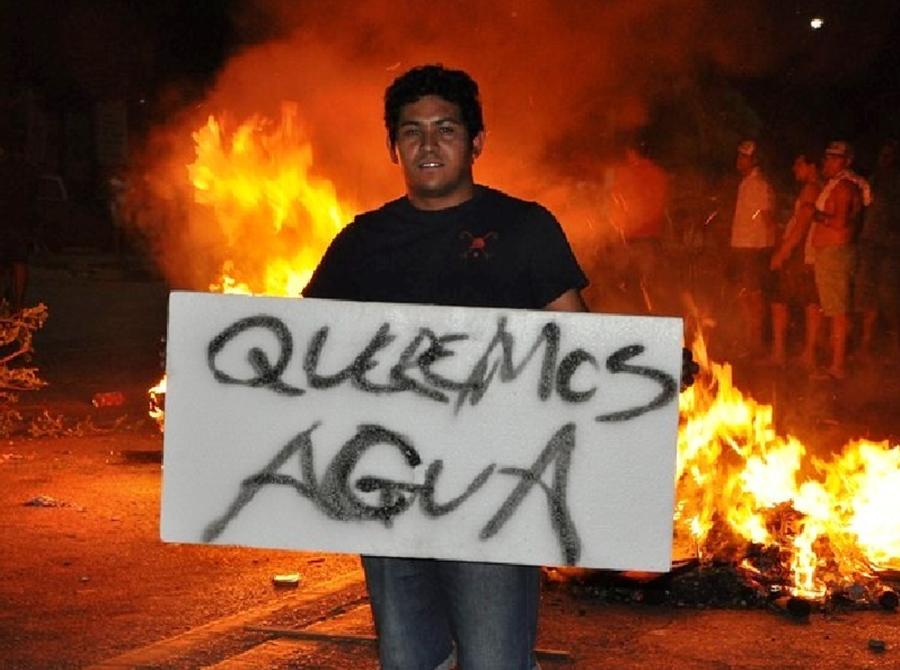 Moradores, Itu, fazem, protesto, falta, &aacute;gua, fecham, rodovias ( Divulgação)
