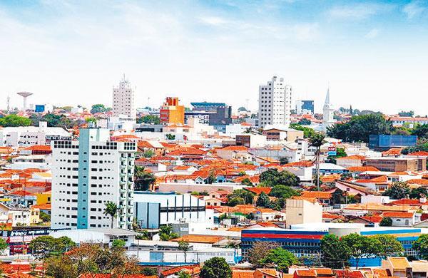 Vista geral da cidade de Santa B&aacute;rbara D'Oeste, que faz parte da RMC (Cedoc/RAC)