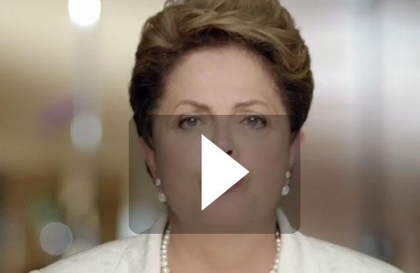 Dilma responde &agrave; den&uacute;ncia de revista Veja de que ela e o Lula sabiam de corrup&ccedil;&atilde;o na Petrobras em programa eleitoral ( Reprodução/ YouTube)