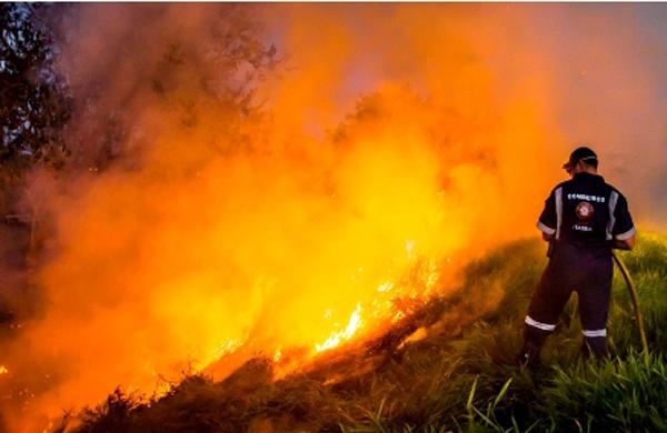 J&aacute; foram registrados 483 inc&ecirc;ndios entre janeiro e setembro de 2014 em Itatiba (Leonardo Catuzo)