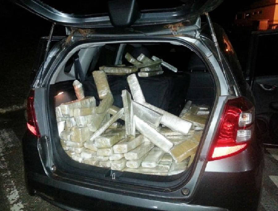 Pol&iacute;cia Rodovi&aacute;ria, apreende, meia tonelada, maconha, Itu ( Divulgação)