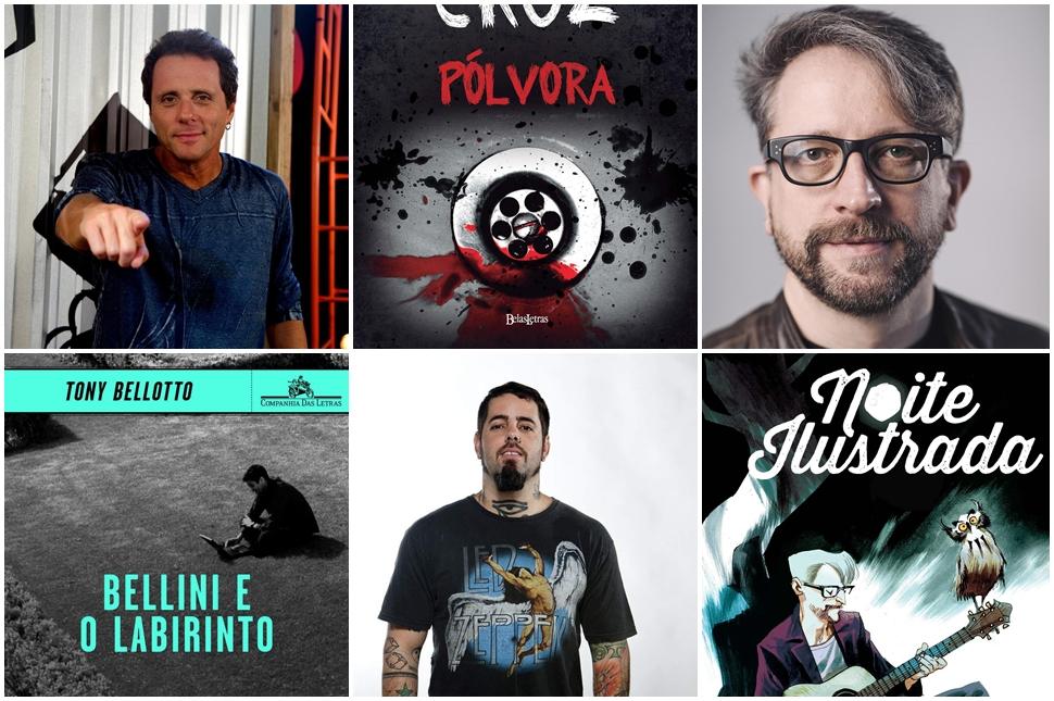 Tony Bellotto, Tico Santa Cruz, Thedy Corr&ecirc;a, lan&ccedil;am, novos, livros ( Divulgação)