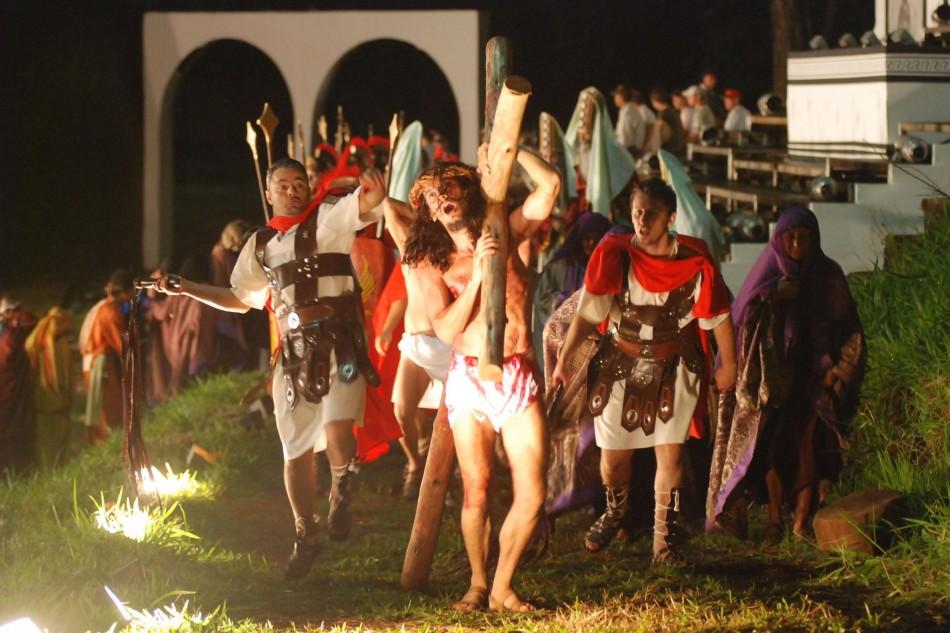 Encena&ccedil;&atilde;o da Paix&atilde;o de Cristo em Piracicaba ( Cedoc/RAC)