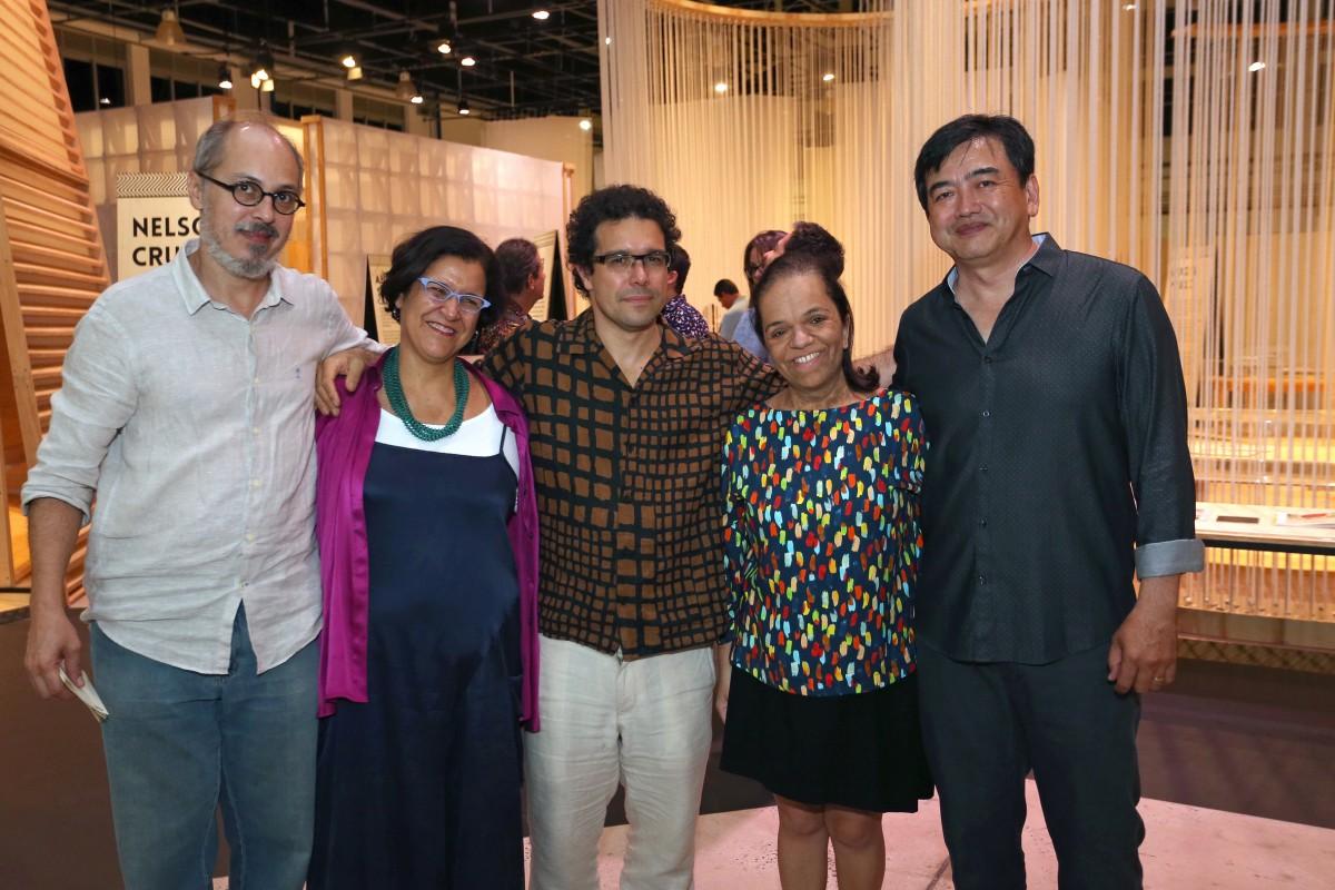 Odilon Moraes, Stela Barbieri, Fernando Vilela, Christine Villa e Hideki Yoshimoto (Guilherme Gongra/AAN)