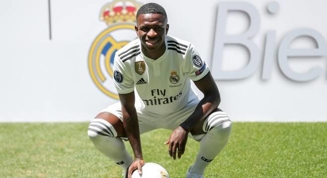 Vinícius Júnior é o novo reforço do Real Madrid para 2018/2019 (Divulgação)
