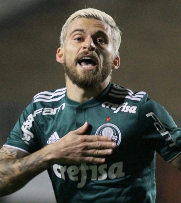 O goleiro Vanderlei disse que não viu problema com a comemoração de Lucas Lima no gol marcado pelo palmeirense contra o Santos (Divulgação/Palmeiras)