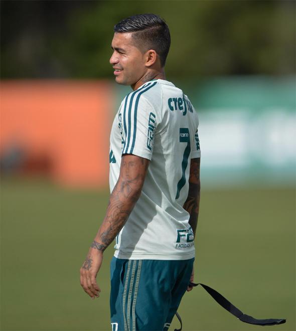 Com Dudu em campo e 2 gols de Deyverson, Palmeiras goleia em jogo-treino (Divulgação/Palmeiras)