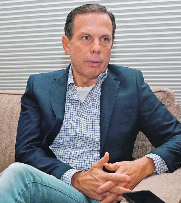 Doria nega ser o 'plano B' de seu partido no caso da candidatura de Geraldo Alckmin para a Presidência da República não decolar: "Sou pré-candidato ao governo do Estado" (Leandro Ferreira)