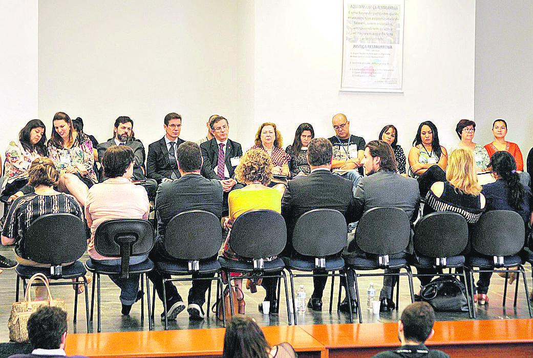 Encontro na Cidade Judiciária dá início a um ciclo de debates sobre o funcionamento da Justiça Restaurativa (Dominique Torquato/AAN)