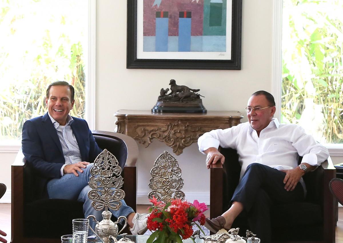 João Doria e Sylvino de Godoy Neto (Guilherme Gongra/AAN)