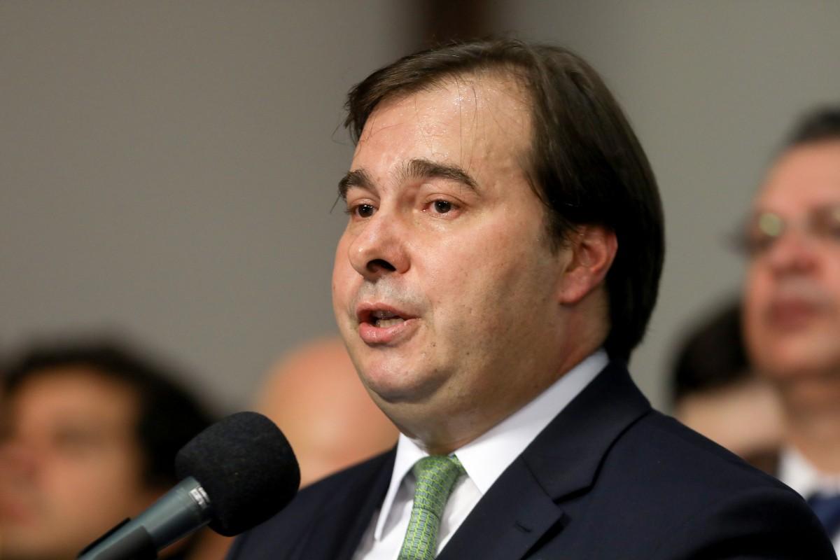 Maia viajou nesta quinta-feira ao Rio de Janeiro para participar de evento organizado pela Associação Brasileira de Hotéis e outras entidades comerciais (AFP)