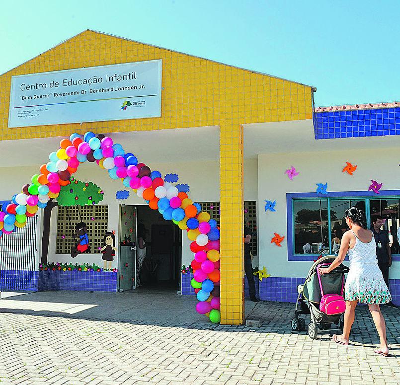 Fachada do Centro de Educação Infantil Bem-Querer Reverendo Dr. Bernhard Johnson Jr.: 8 mil metros quadrados (Divulgação)