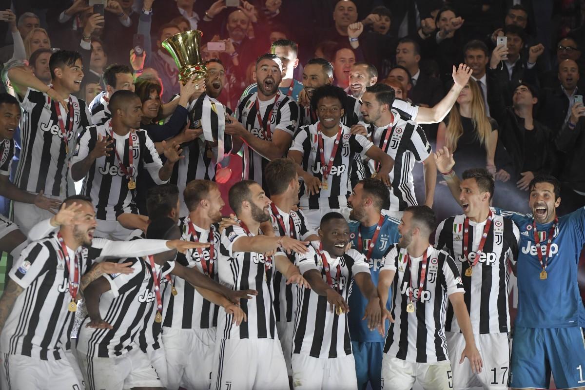 A Juventus estendeu sua hegemonia nacional nesta quarta-feira, ao conquistar a Copa da Itália diante do rival Milan (AFP)