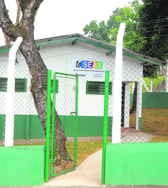 Fachada do Serviço Especializado de Abordagem Social (Seas) de Valinhos, instalado no prédio do antigo Centro Comunitário do Boa Esperança (Dominique Torquato/PMV)