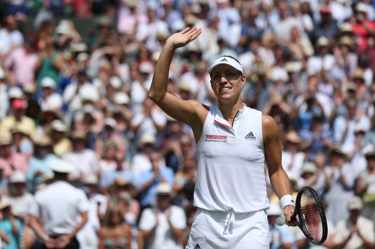 Kerber atropela Ostapenko e vai à final de Wimbledon pela segunda vezr
 (AFP)